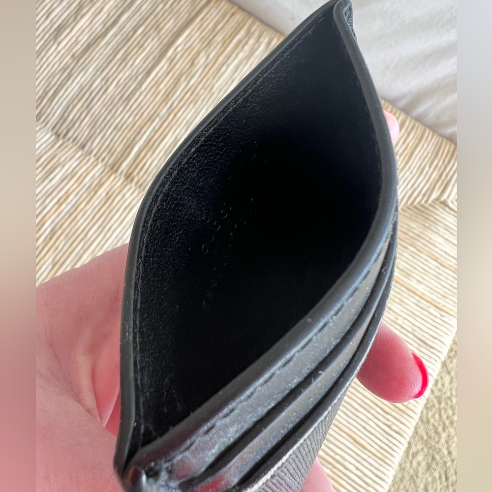 Authentic GUCCI Card Case Black - image 4